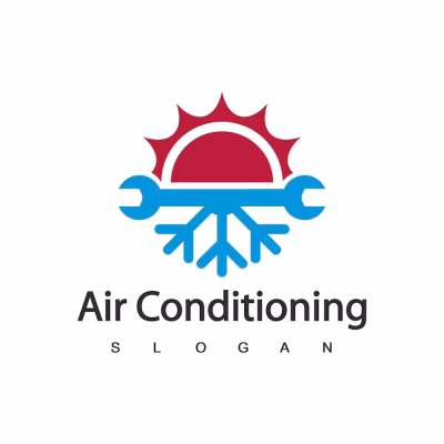 air conditioning logo hvac logo concept 18099 4498